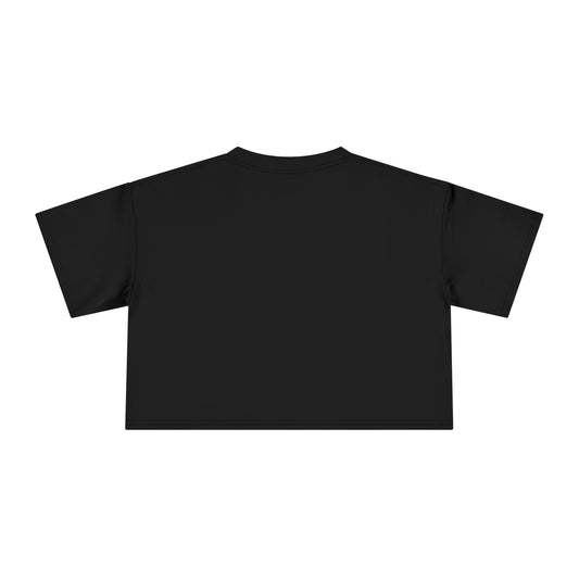 Loreplay script logo Crop Tee