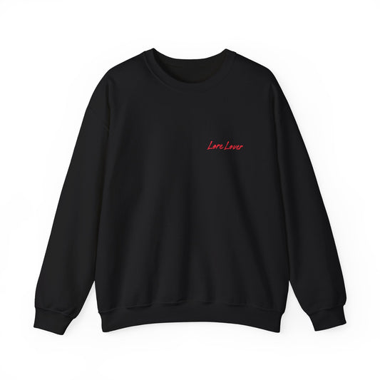 Lore Lover script logo Sweatshirt | Vintage Mic Back